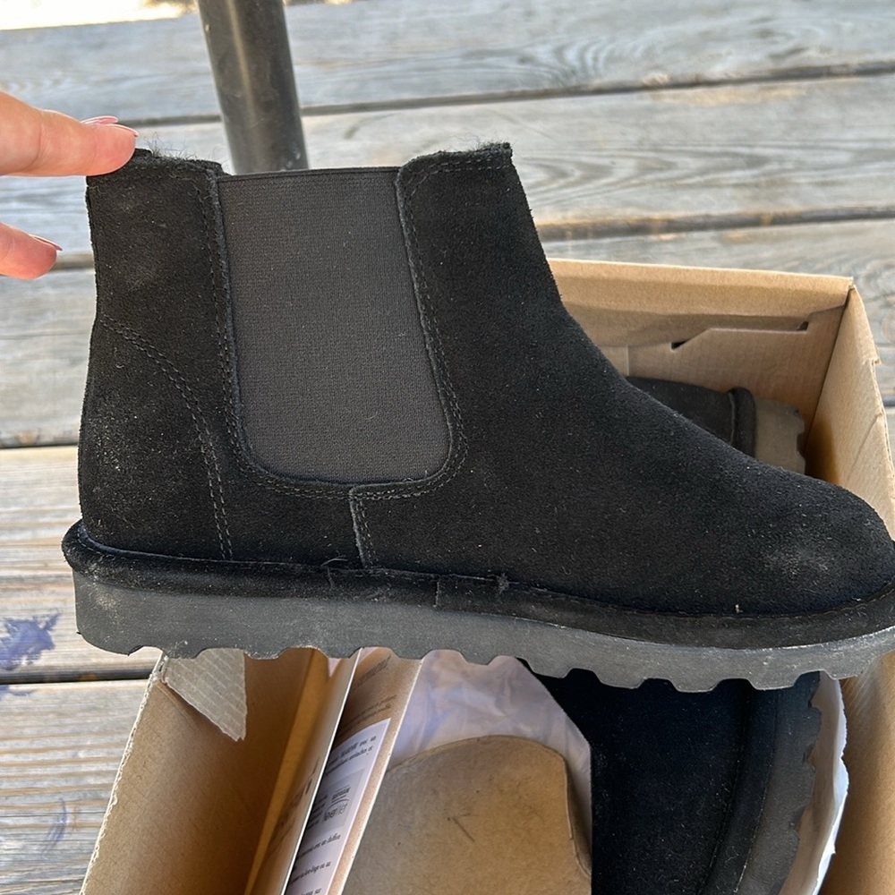 Woman’s bear paw boots